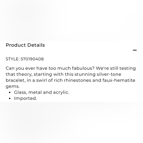 Chico's Pittman Coil Bracelet and Stori Hoops. - Picture 7 of 7